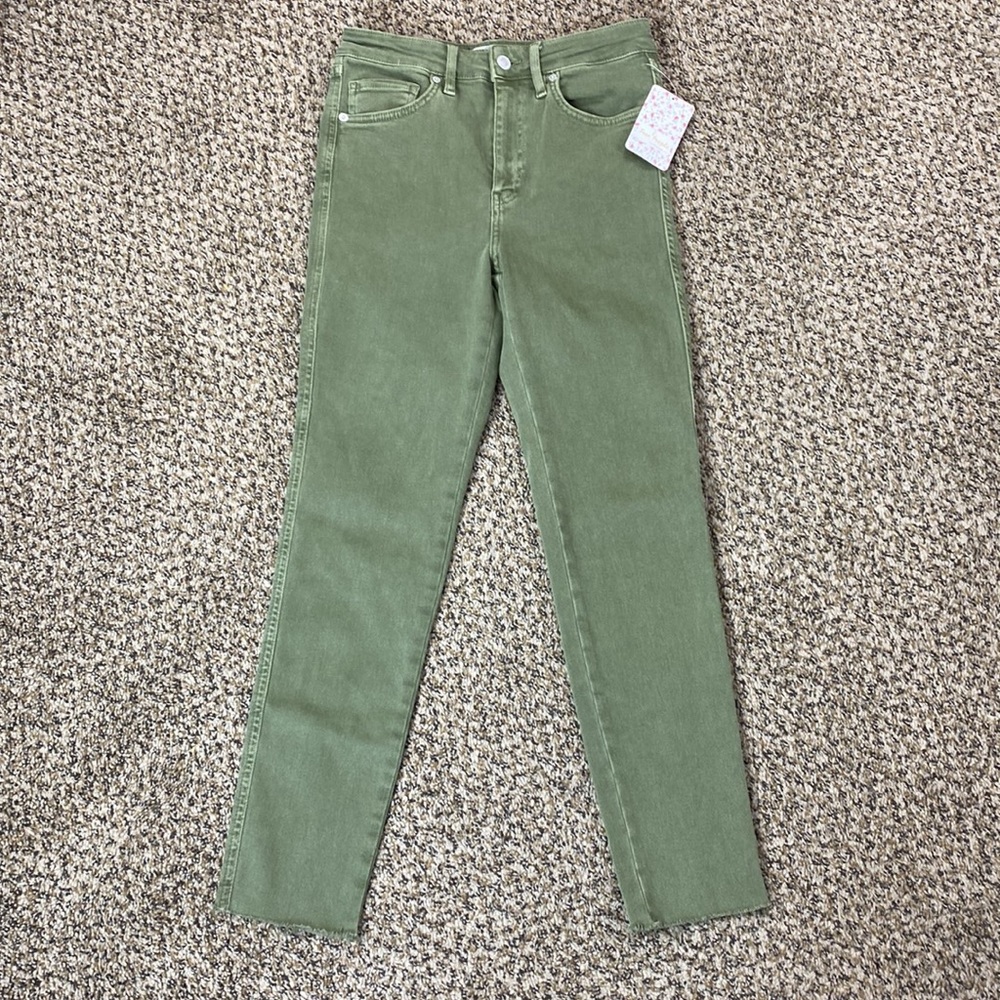 FP We the Free Olive Green Skinny Jeans - Picture 5 of 15
